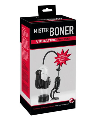 You2Toys Mister Boner Klasyczna pompka do penisa z wibracjami