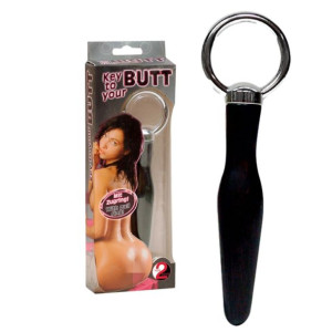You2Toys Elegancki wąski korek analny z uchwytem na palec