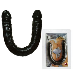 You2TOys Ultra-Dong Grube podwójne dildo - realistyczne, Czarne