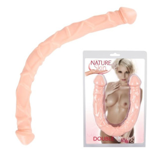 Doc Johnson NS Doube Dong Realistyczne dwustronne dildo z żyłami, Cieliste
