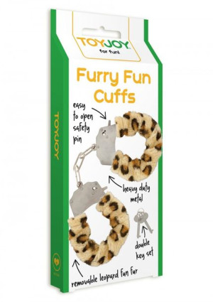 Furry Fun Cuffs Leopard Plush