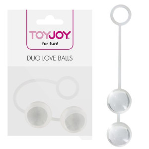 ToyJoy DUO LOVE BALLS - Kulki gejszy z uchwytem