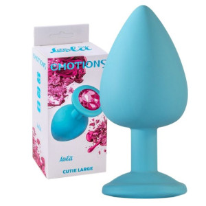 Lola Toys Anal Plug Emotions Cutie L Korek analny z diamencikiem, Silikonow