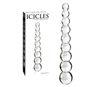 Pipedream ICICLES NO 2 - HAND BLOWN Progresywna kulkowa sonda analna