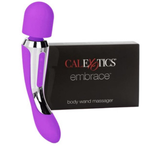 Calexotics EMBRACE BODY WAND - Profilowany, USB Fioletowy