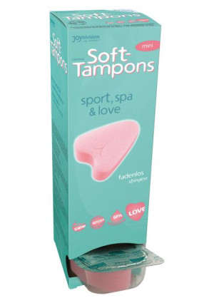 Soft-Tampons mini, box of 10