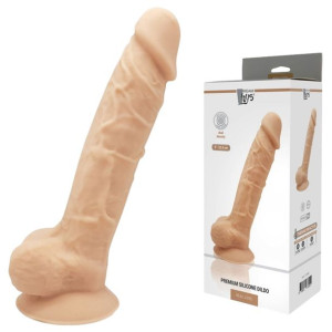 DREAM TOYS REAL LOVE 9' Realistyczne dildo z jądrami i wyraźnymi żyłami, Ci