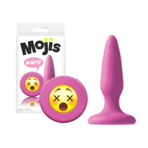 NS Novelties Mojis Plug  WTF Śmieszny korek analny, Różowy