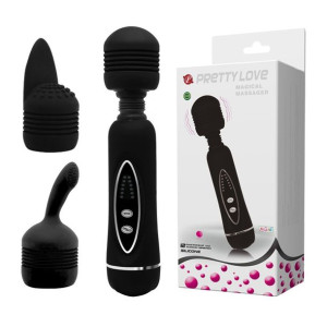 Pretty Love MAGICAL MASSAGER - Masażer Wand z nakładkami - na baterie