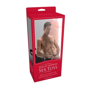 Toyz4Lovers ROCCO REALISTIC STRAP ON realistyczny z jądrami, Cielisty PVC