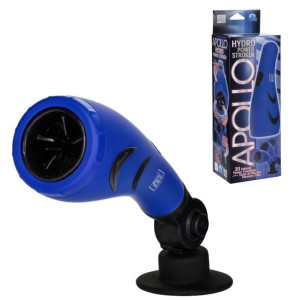 Calexotics APOLLO HYDRO POWER STROKER BLUE - Profesjonalny masturbator Blow