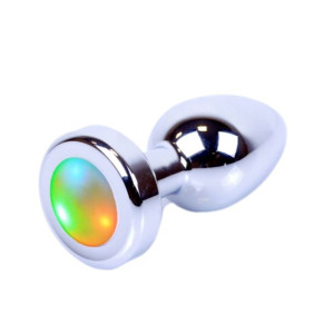 Boss Series Klasyczny korek analny z diamencikiem, Stalowy