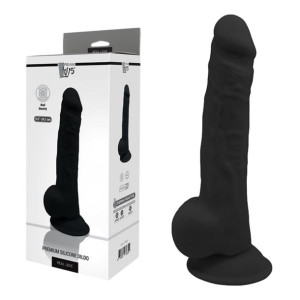 DREAM TOYS REAL LOVE DILDO 9,5' realistyczne z jądrami i przyssawką, Czarne