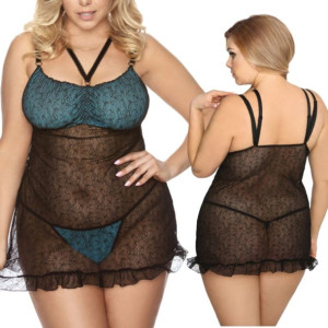 Tamara black chemise ( czarna halka )