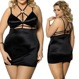 Desita (chemise black/halka czarna)