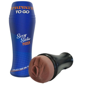Boss Series Sexy Sista To Go - Masturbator realistyczny, Brązowy
