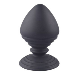 Toyz4Lovers Klasyczny korek analny M - Czarny, Silikonowy