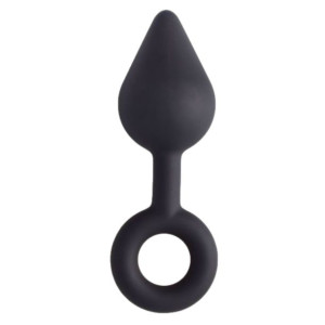 Toyz4Lovers  con anello Korek analny z uchwytem na palec, Czarny
