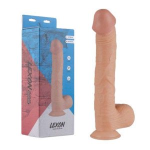 Easy Toys - Real Fantasy - 34 cm Lexon Realistyczne cieliste dildo z przyss