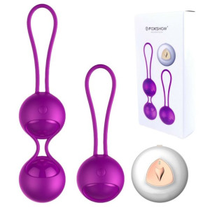 Boss Series Kegel Balls Set USB - Zestaw wibrujących kulek gejszy na pilota
