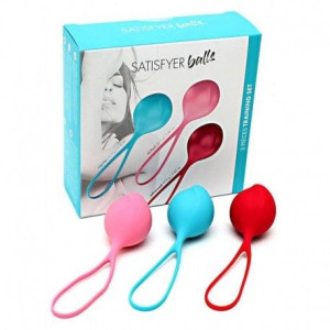 Satisfyer Balls C03 Zestaw kulek gejszy o różnych wagach - 3 szt.