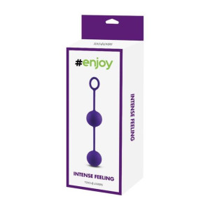 Toyz4Lovers Palline vaginali - Kulki gejszy z uchwytem na palec, Niebieskie