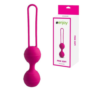 Toyz4Lovers Palline vaginali - Klasyczne kulki gejszy z uchwytem, Różowe