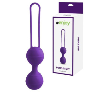 Toyz4Lovers Palline vaginali - Klasyczne kulki gejszy z uchwytem, Fioletowe