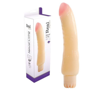 Realistic Vibrator Real Rapture Burst Jelly Flesh 10""""""""
