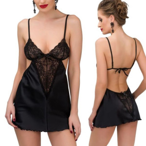 Sensual chemise Gina, black