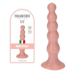 Toyz4Lovers Italian Cock 5.5" Kulkowy korek analny, Cielisty PVC