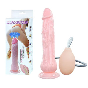 BAILE - Eros Fountain Realistyczne dildo z wytryskiem, Cieliste