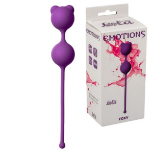 Lola TOys Emotions Foxy Purple Podwójne kulki gejszy