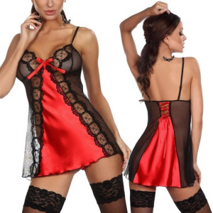 Michele chemise red Beauty Night