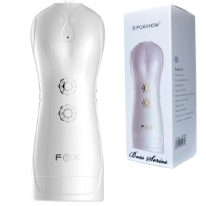 Masturbator-Vibrating and Flashing Masturbation Cup USB 7+7 Function / Talk