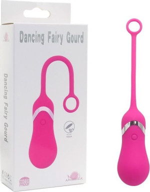 Dancing Fairy Gourd Jajko wibrujące, USB Różowe Silikonowe