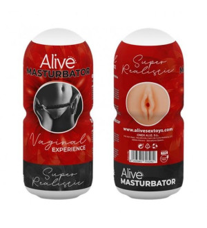 Alive Vagina Sourcing Masturbator realistyczny w pojemniku, TPE