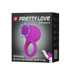 PRETTY LOVE - Florence Rotating Ring - Pierścień erekcyjny ze stymulatorem