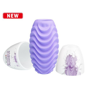 pretty love - romantic double sided egg purple