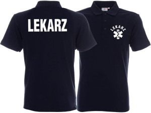 Koszulka Polo męska LEKARZ granatowa