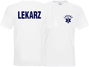 Koszulka męska LEKARZ biała
