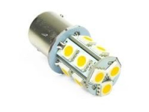 Żarówka samochodowa LED BA15S 13 SMD 5050 Biała ciepła