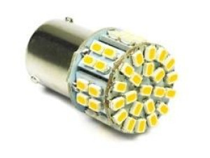 Żarówka samochodowa LED BA15S 50 SMD 1206 Biala ciepła