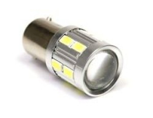 Żarówka samochodowa LED BA15S 16 SMD 5630 soczewka
