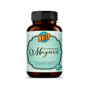 Magnez Cytrynian - 90kaps - Tib
