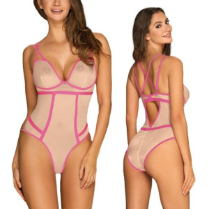 Nudelia body różowe