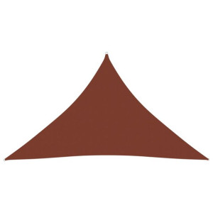 Trójkątny żagiel ogrodowy, tkanina Oxford, 3x3x4,24 m, terakota