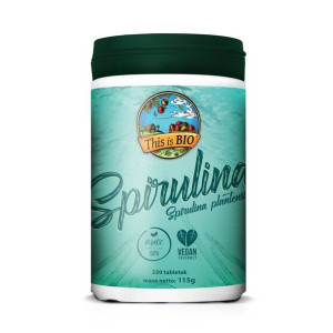 SPIRULINA 100% ORGANIC - 230tabl - This is BIO