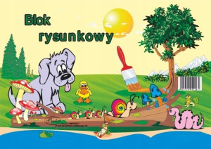 Blok rysunkowy A3 białe kartki 19 kartek