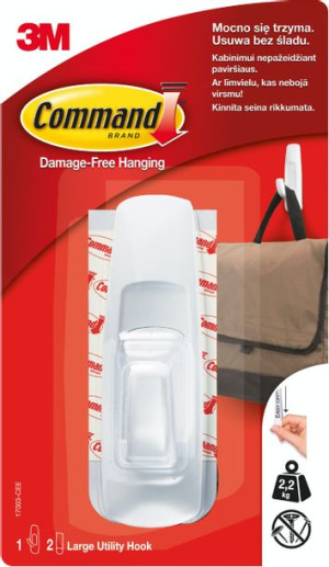 Command 3m Haczyk Duży 1szt 2,2 Kg 17003